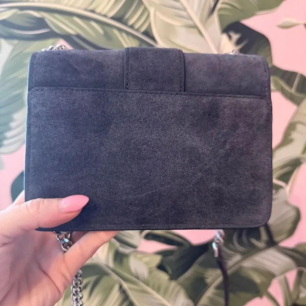 Kate Spade $329 Phoebe Suede Turnlock Mini Flap Crossbody m2